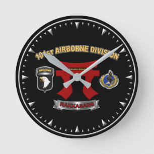 101. Luftlandedivision Rakkasans Runde Wanduhr