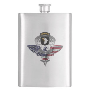 101. Luftlandedivision „Screaming Eagles“ Flachmann