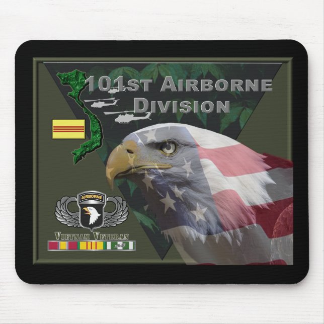 101. Luftlandedivision Vietnam Veteran Mousepad (Vorne)