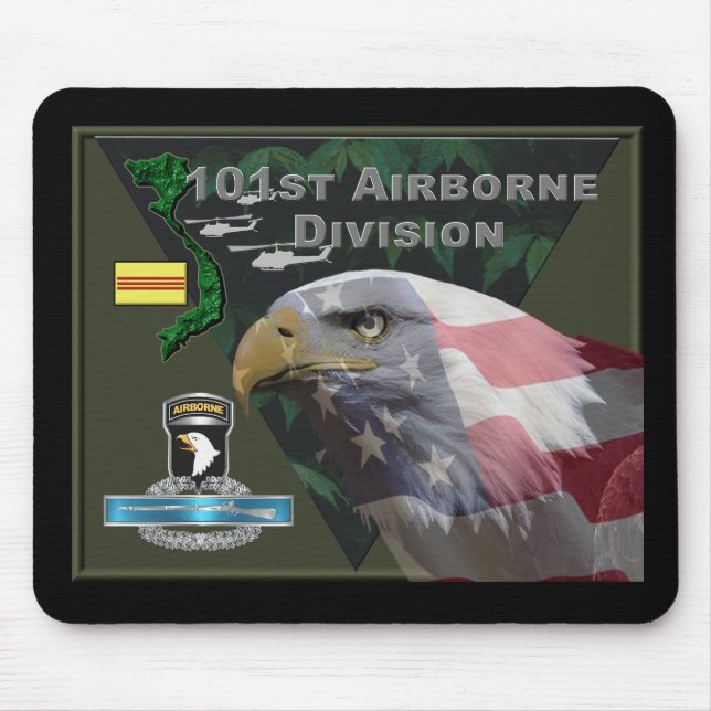 101. Luftlandedivision Vietnam Veteran Mousepad (Vorne)