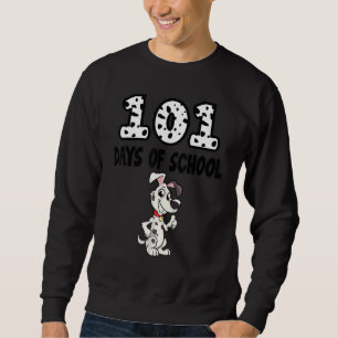 101 Schultage Dalmatiner Hund Lover spendet Kinder Sweatshirt
