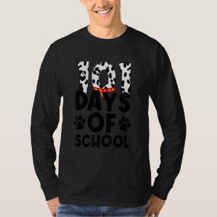 101 Schultage Heute T-Shirt Funny Pet Dalmatiner