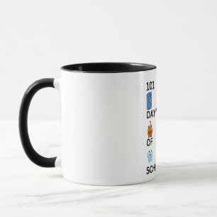 "101 Schultage Links" Tasse