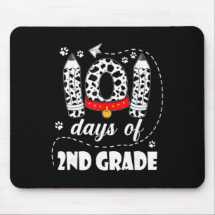 101 Tage 2. Klasse 100 Tage Schule Kinder Lehrer Mousepad