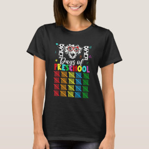 101 Tage Niedlicher Hund in der Vorschule 100 Tage T-Shirt