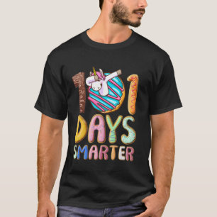 101 Tage Schlauer 101. Schulabbruch Einhorn T-Shirt