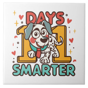 101 Tage schlauerer Dalmatiner Hund Fliese