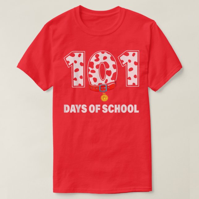 101 Tage Schlaueres Shirt - Dalmatinallehrer Kinde (Design vorne)