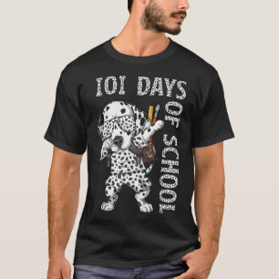 101 Tage Schulabbruch Dalmatiner Dog Dog Lehrer Ki T-Shirt