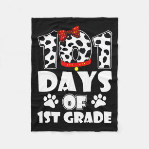 101 Tage Schule 1. Klasse Hund 100 Tage Smarter St Fleecedecke