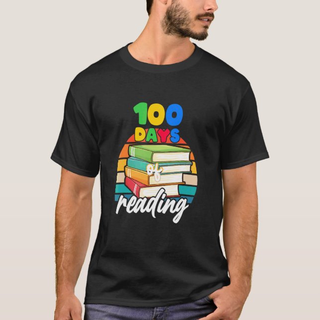 101 Tage Schullektüre Schüler Lehrer T-Shirt (Vorderseite)