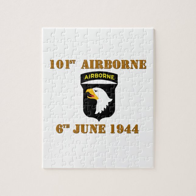 101st Airborne D-Day Normandy Puzzle (Vertikal)