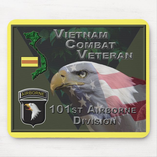 101st Airborne Div Vietnam Veteran Mousepad (Vorne)