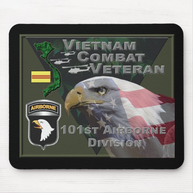 101st Airborne Division Vietnam Veteran Mousepad (Vorne)