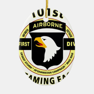 101ST IM FLUGZEUG ABTEILUNG "SCHREIENDE ADLER " KERAMIKORNAMENT