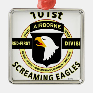 101ST IM FLUGZEUG ABTEILUNG "SCHREIENDE ADLER " ORNAMENT AUS METALL