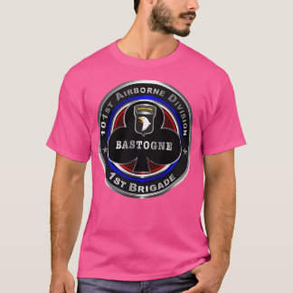 101St Im Flugzeug Division 1St Brigade Bastogne T-Shirt