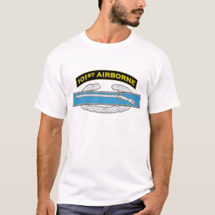 101st Im Flugzeug u. CIB-T-Shirt T-Shirt