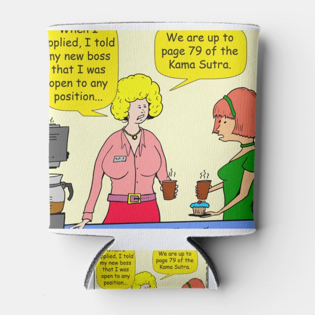 1029 79 Positionen des Cartoon Kama Sutra Dosenkühler (Vorderseite)