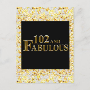 102. Geburtstag  Postkarte