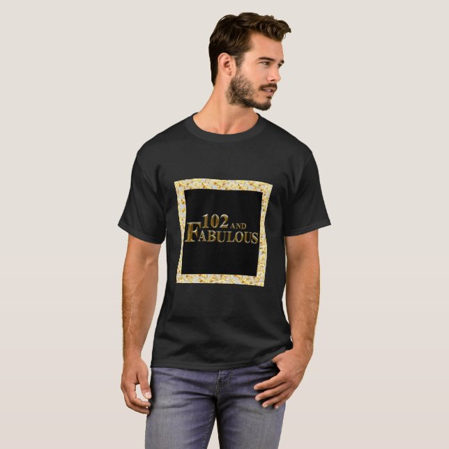 102. Geburtstag T-Shirt (Vorne ganz)