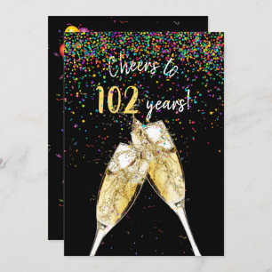 102. Geburtstagsparty Einladung