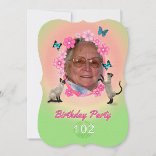 102. Geburtstagsparty Einladung