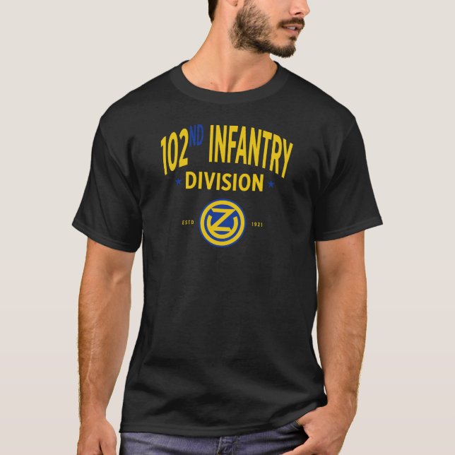 102. Infanterieabteilung - US-Militär T-Shirt (Vorderseite)