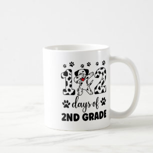 102 Tag der 2. Klasse Dalmatiner Hund 100 Tage sch Kaffeetasse
