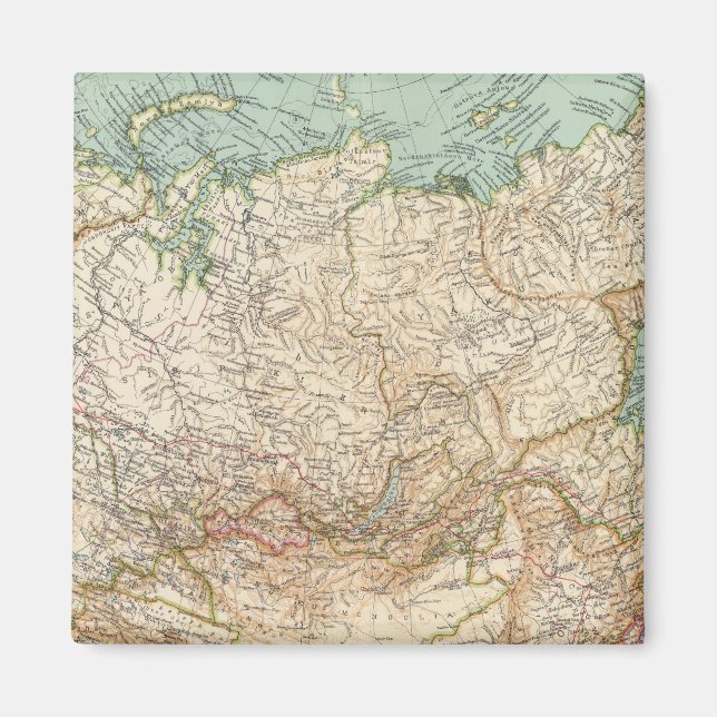 10304 Asiatisches Russland Magnet (Vorne)