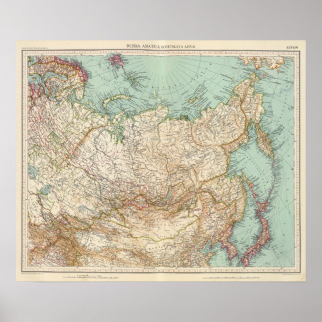 10304 Asiatisches Russland Poster (Vorne)