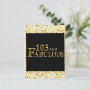 103. Geburtstag  Postkarte