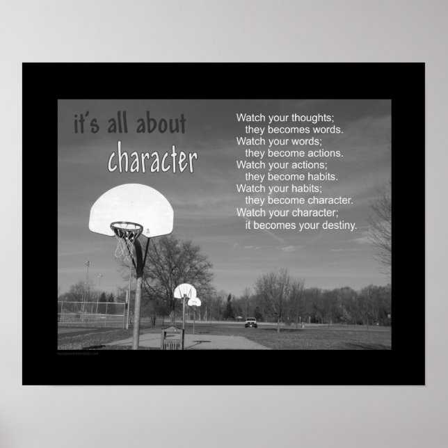 #103 (Matte) Basketball-Poster Poster (Vorne)