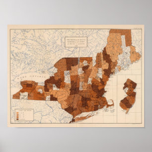 105 Diphtherie, Croup NY, NJ, Neu-England Poster