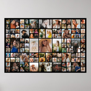 105 Foto Collage Erinnerung Poster