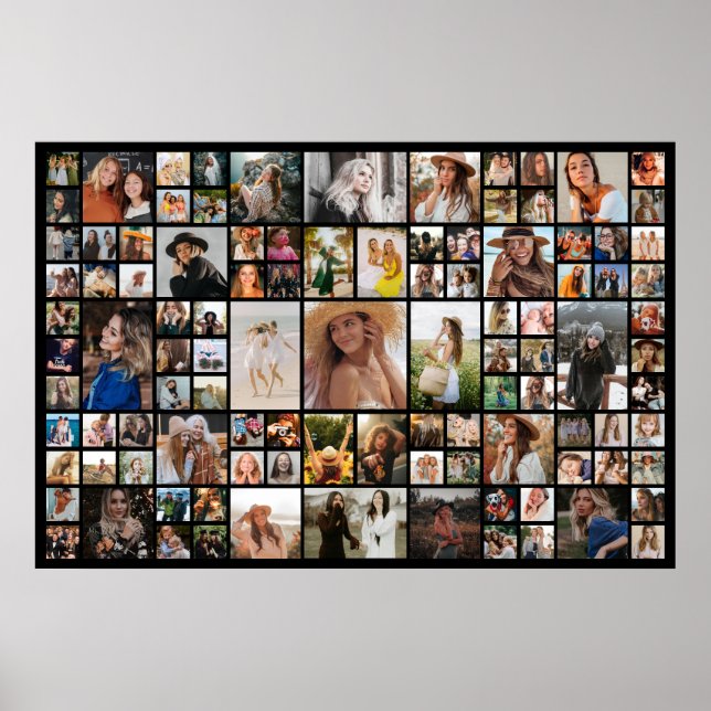 105 Foto Collage Erinnerung Poster (Vorne)