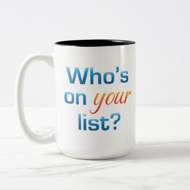 105 Gespräche Zwei-Ton Tasse (Links)
