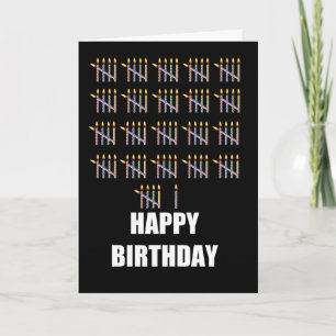 106. Geburtstag mit Kerzen Karte