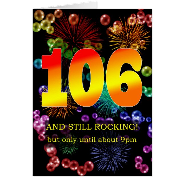 106. Geburtstag noch rocken (Vorne)