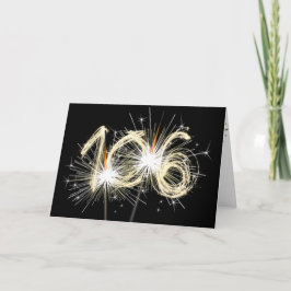 106. Geburtstagsparkler auf Black Karte