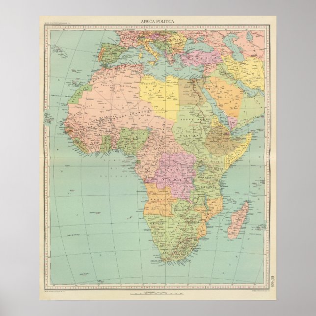 10708 Afrika-Politik Poster (Vorne)