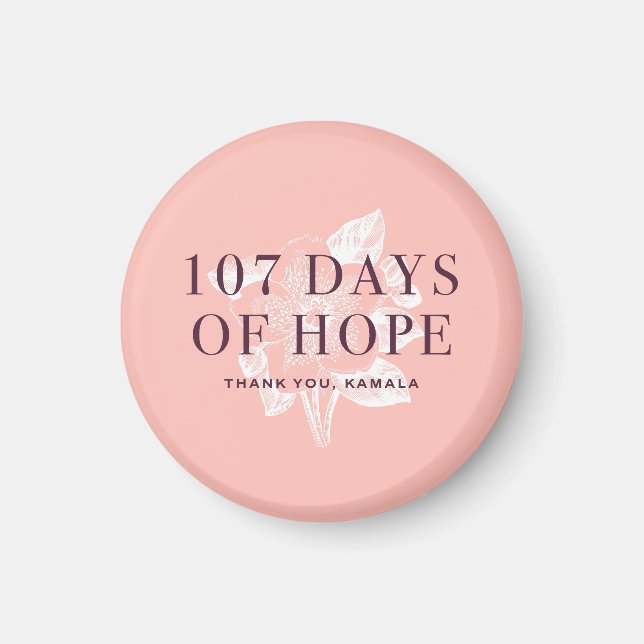 107 Days Kamala Harris Magnet (Vorne)