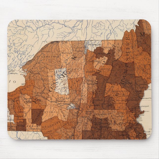 107 Influenza NY, NJ, New England Mousepad (Vorne)