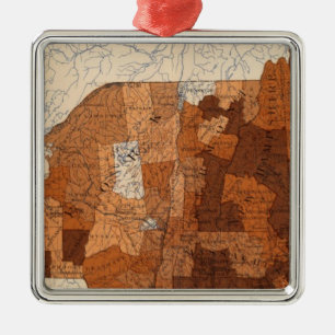 107 Influenza NY, NJ, New England Ornament Aus Metall