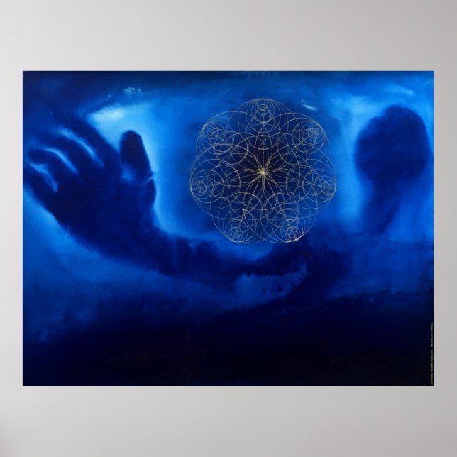 #107. Seven Harmonik Spirit Painting Poster (Vorne)