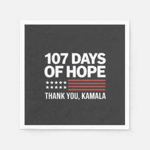 107 Tage der Hoffnung Vielen Dank Kamala Serviette