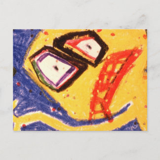 107 Tanz aus gepökeltem Glas Postkarte