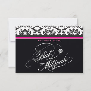 107Jodene - BAT MITZVAH RESPONSE CARDS :: Zeremoni RSVP Karte
