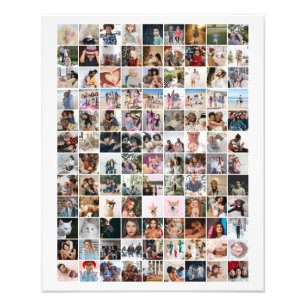 108 FotoCollage Einzigartige Personalisierte DIY-A Fotodruck