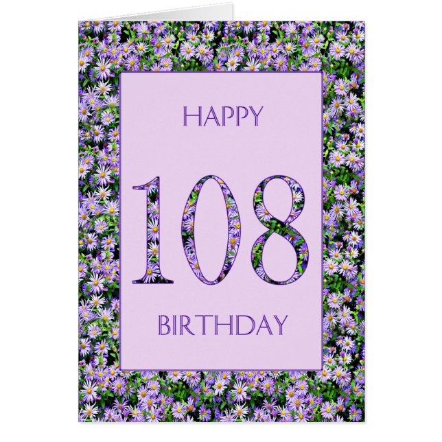 108. Geburtstag Lila Tageszeitung (Vorne)